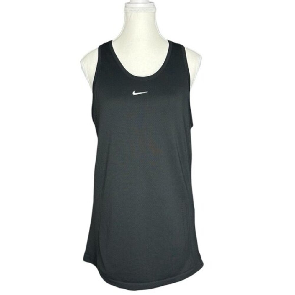 Nike Women's Black Athletic Dri-Fit AVD  Running Exercise‎ Tank Top XL/C35